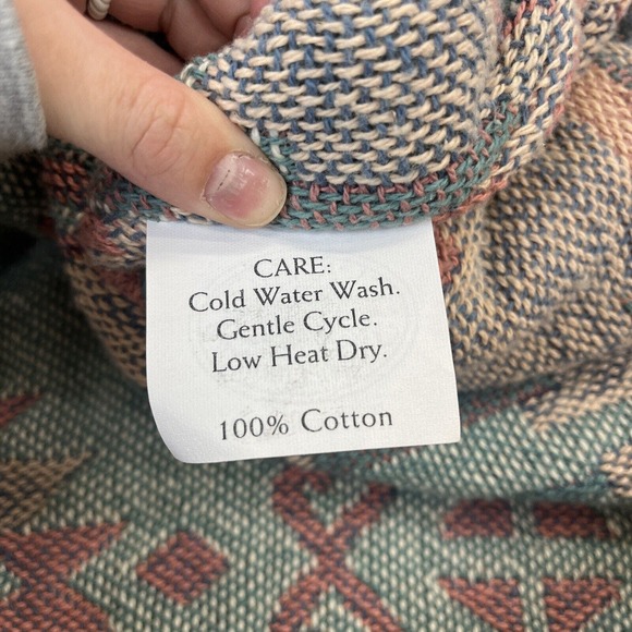 Classics Simply Country Wytheville VA Aztec Theme Vintage Coat OSFA Fringe Chrty - Picture 8 of 11